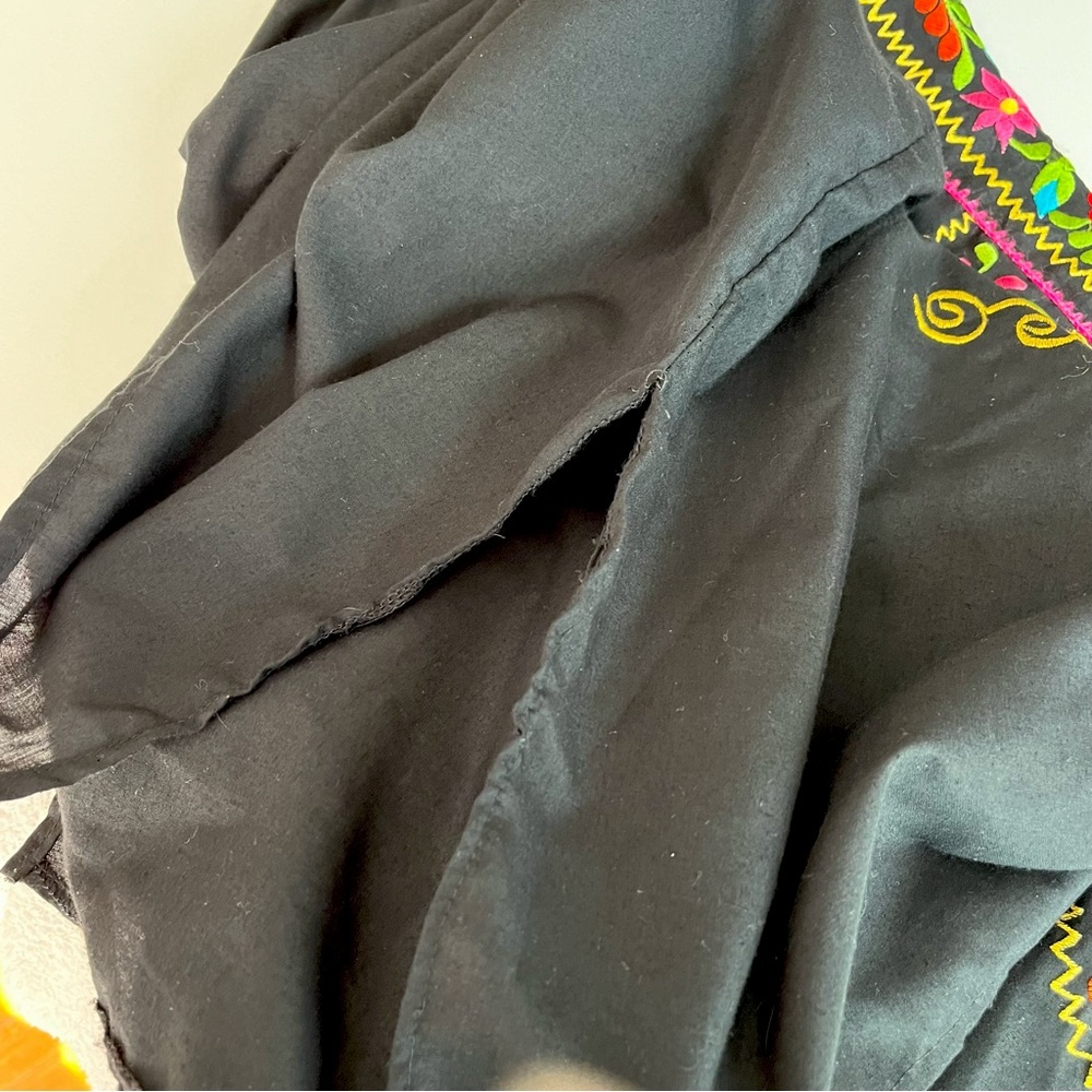 Authentic Casa Flores Dress• Hispanic Heritage•Sz l - Picture 12 of 13